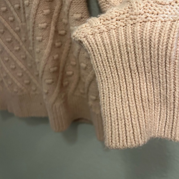 Calvin Klein Blush Mock Neck Knit Sweater - Picture 7 of 10